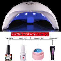 Arte Clavo 12W suszarka do paznokci lampa UV LED przenośny mikro USB kabel do użytku domowego lakier do paznokci UV suszarka do 12 lampa LED narzędzia do paznokci 6